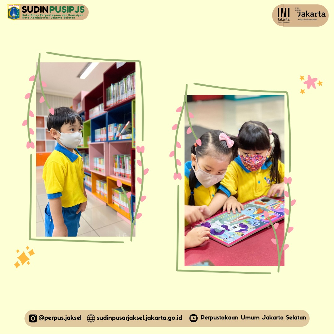 Kunjungan Siswa Fantasia Preschool Ke Perpustakaan Umum Jakarta Selatan